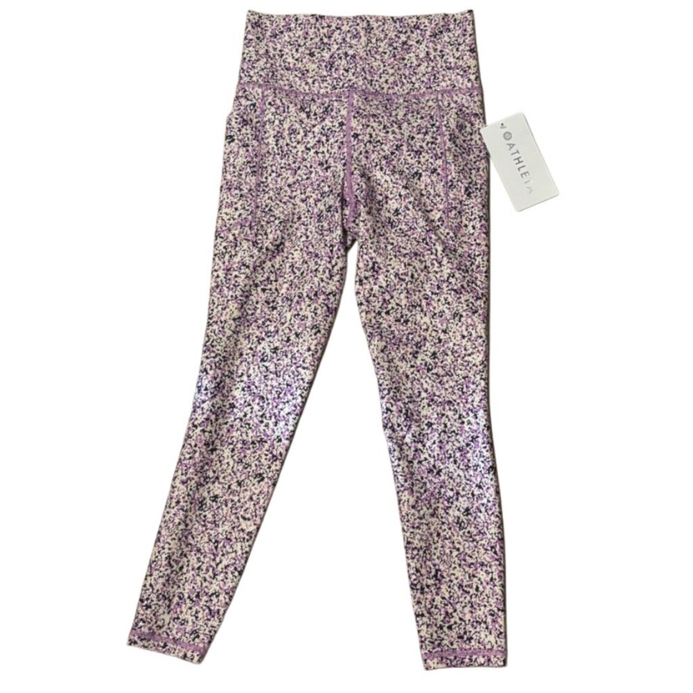 Athleta Women's Leggings, Salutation Stash Pocket 7/8 Tight NWT, Size XS
